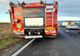 Autospecială a pompierilor avariată în timp ce aceștia interveneau la un accident rutier