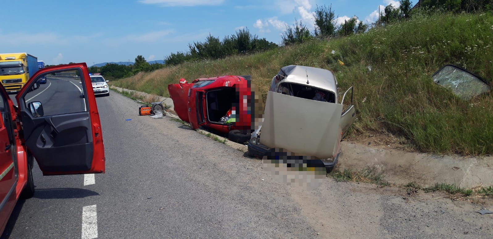 Accident Grav Pe șoseaua De Centură A Municipiului Caransebeș Foto